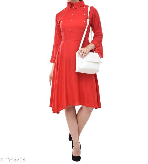 Myhra Trendy Rayon Women's Dresses