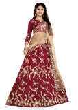 Gorgeous Stunning Pure Silk Embroidered Women's Lehengas