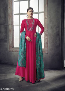 Bimbaa Attractive Embroidered Silk Suits & Dress Materials