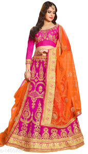 Alisha Ethnic Net Lehengas