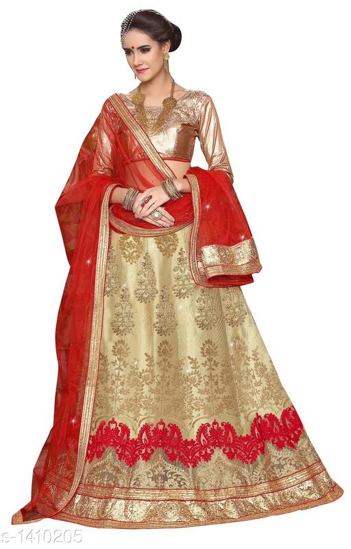 Alisha Ethnic Net Embroidered Lehenga Choli Sets