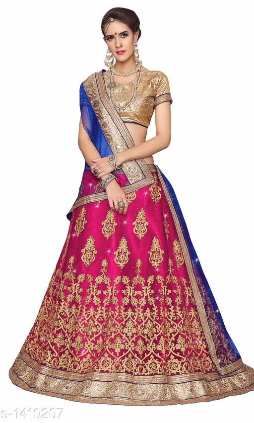 Alisha Ethnic Net Embroidered Lehenga Choli Sets