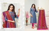 Sufi Ravishing Slub Silk Suits & Dress Materials