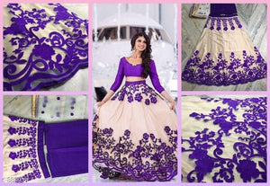 Hiba Lovely Net Embroidered Lehengas