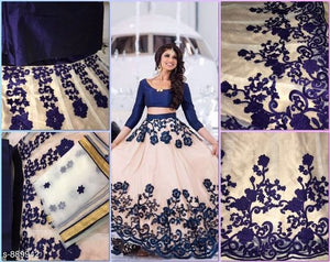 Hiba Lovely Net Embroidered Lehengas